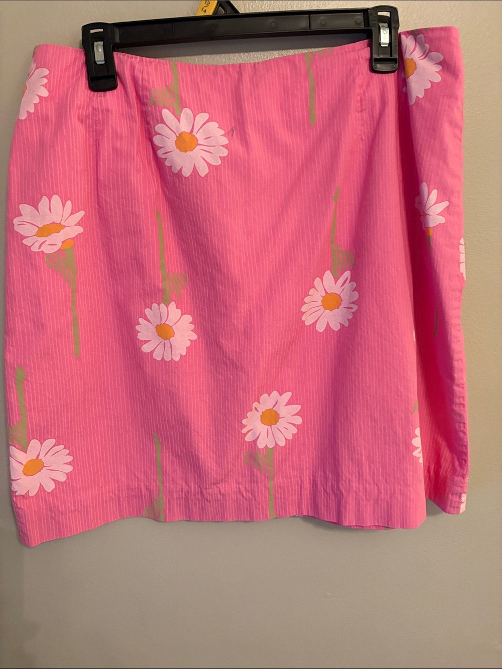 Lilly Pulitzer Pink Daisy Mini Skirt